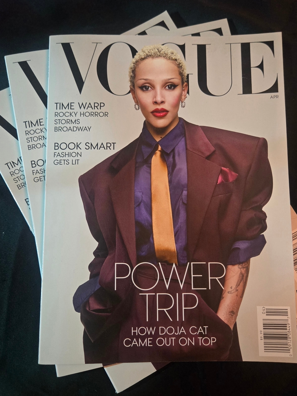 Vogue US April 2026 DOJA CAT Cover "Power Trip" - NEWSSTAND EDITION - No Label